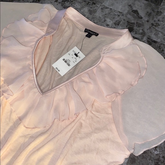 Express Tops - NWT Express Soft Pink Blouse